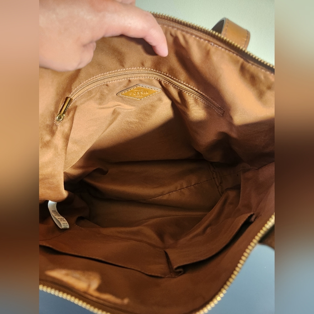 Fossil Floral Print Tote Bag Handbag Tropical Pri… - image 6